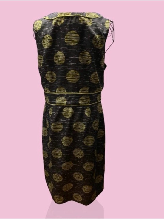 Banana Republic Black Dress with Yellow Polka Dot Detail - Picture 5 of 5